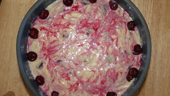 вишневый кекс на сгущенке