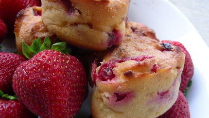 Ягодные кексы на пахте и рикотте