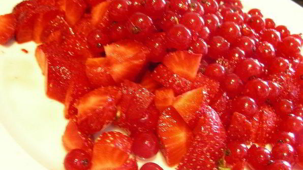 ягодные кексы на пахте и рикотте