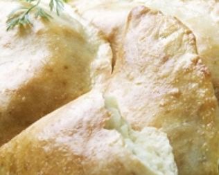 Хачапури с картофельно-сырной начинкой