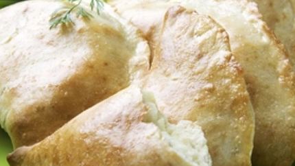 Хачапури с картофельно-сырной начинкой