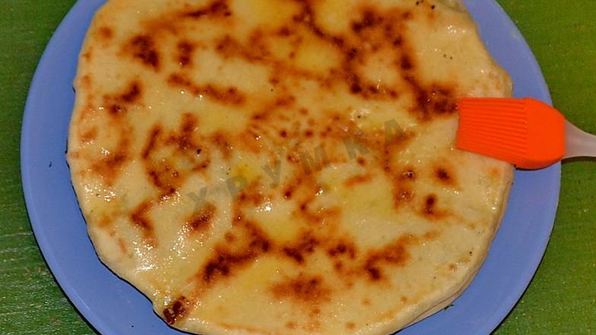 хачапури с творогом на сковороде