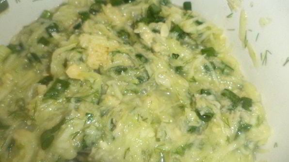 багет с кабачково-сырной начинкой