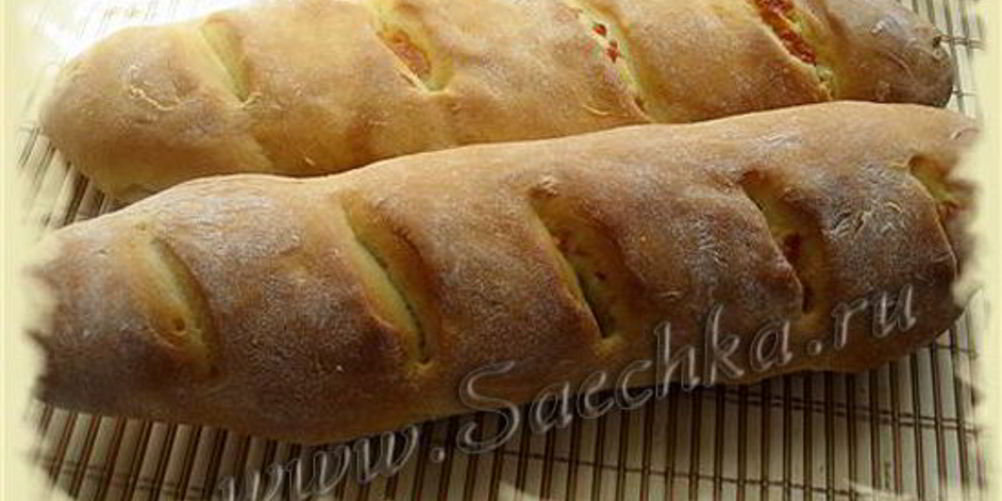 Рецепт багета с сыром