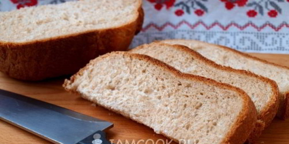 Рецепт белого хлеба с отрубями в хлебопечке