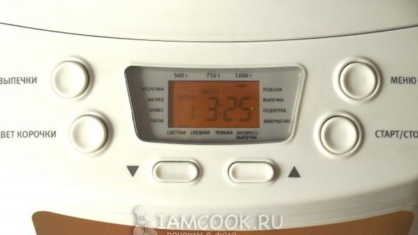 белый хлеб с отрубями в хлебопечке