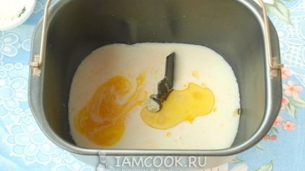 белый хлеб в хлебопечке