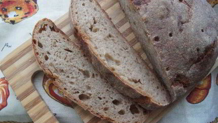 Чешский деревенский хлеб на ржаной закваске