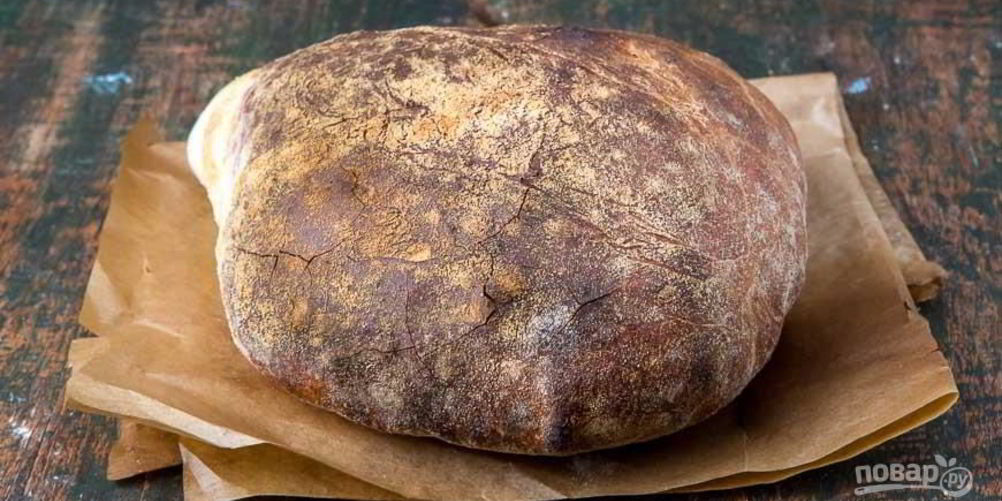 Рецепт деревенского хлеба из трех видов муки