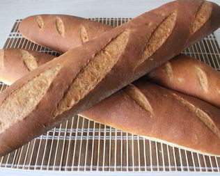 Домашние багеты на кефире