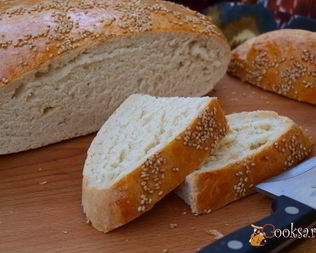 Хлеб на сыворотке с оливковым маслом