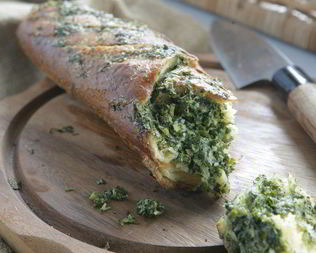 Хлеб с пармезаном и чесноком