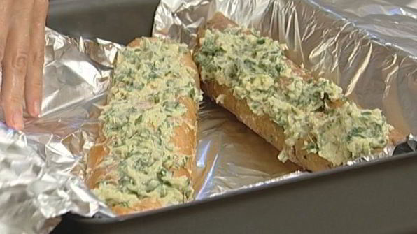 хлеб с пармезаном и чесноком