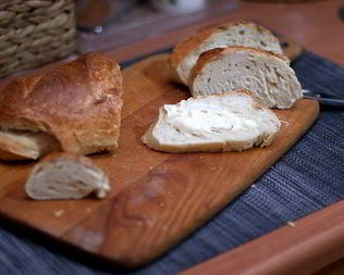 Парижский батон в духовке