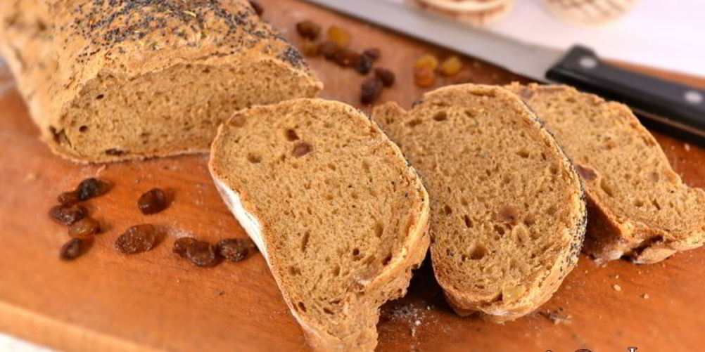 Рецепт пшенично-ржаного батон с изюмом