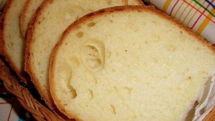 Пшеничный хлеб в хлебопечке