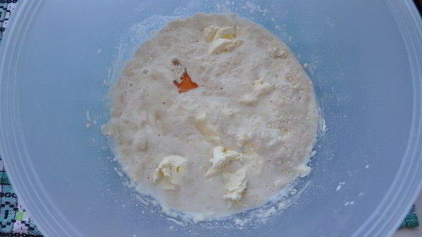 сладкий хлеб-гармошка со сливочным сыром и маком