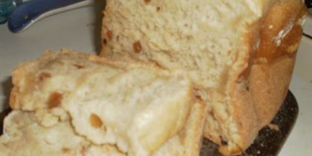 Рецепт сладкого хлеба с изюмом из хлебопечки