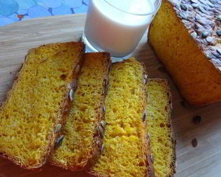 Тыквенно-медовый хлеб