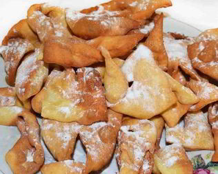 Хворост с водкой