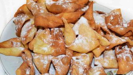 Хворост с водкой