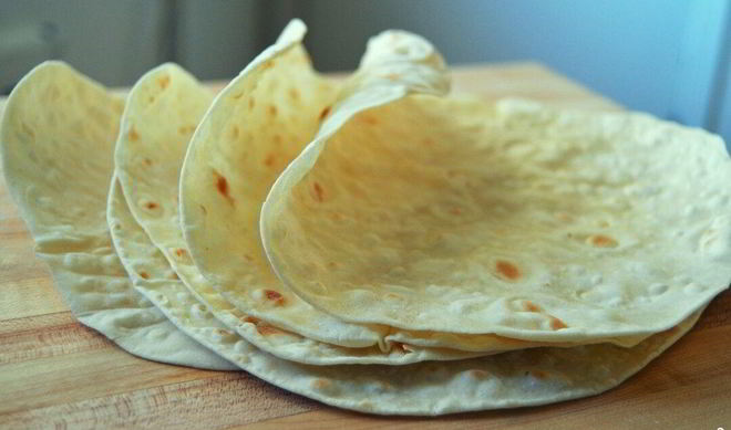 Армянский лаваш на сковороде