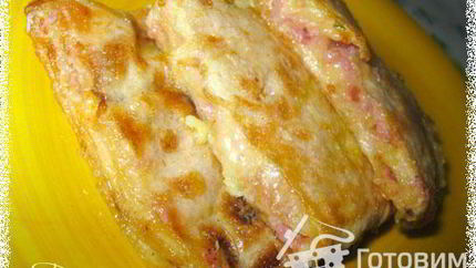 Горячий завтрак из лаваша