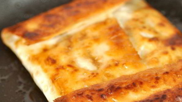 хрустящие конвертики из лаваша с фруктами