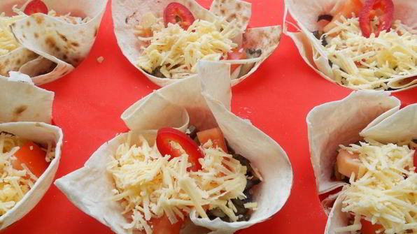 корзиночки из лаваша с начинкой