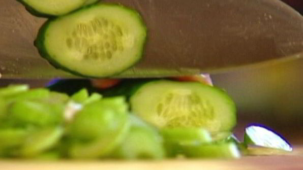 кулечки из лаваша с курицей и зеленью