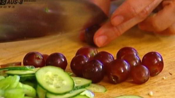 кулечки из лаваша с курицей и зеленью