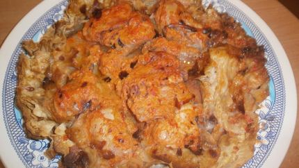 Курица в лаваше по-армянски