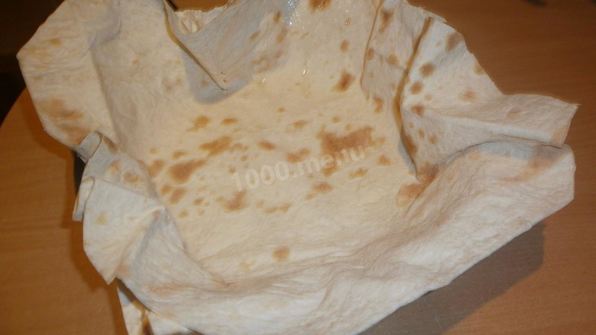 курица в лаваше по-армянски