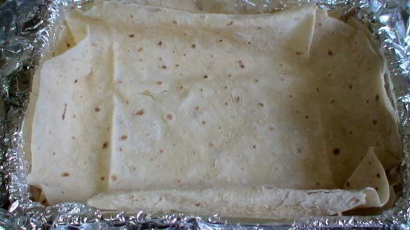 курочка, запеченная в лаваше