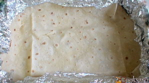 курочка, запеченная в лаваше