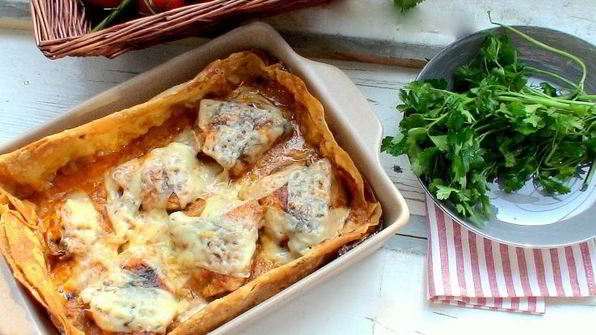 курочка, запеченная в лаваше