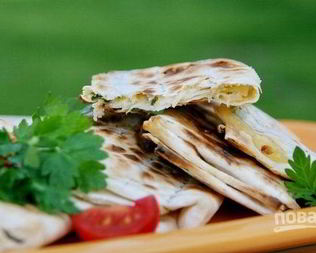 Лаваш на гриле