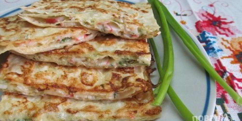 Рецепт лаваша, обжаренного в яйце