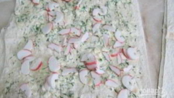 лаваш, обжаренный в яйце