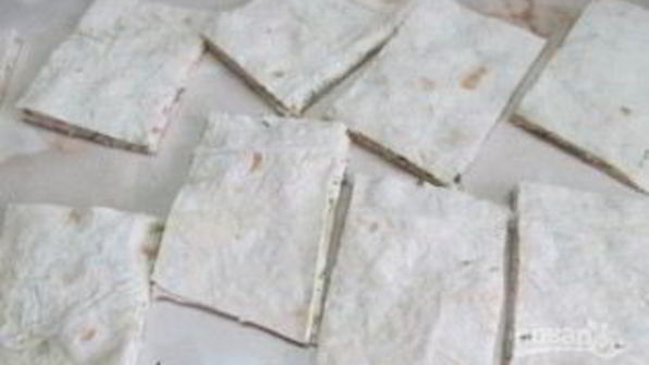 лаваш, обжаренный в яйце