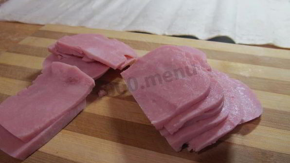 лаваш с колбасой и сыром