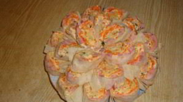 лаваш с морковью по-корейски