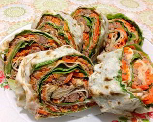 Лаваш с печенью