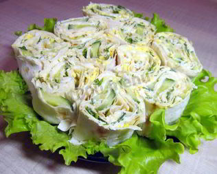 Лаваш с плавленым сыром