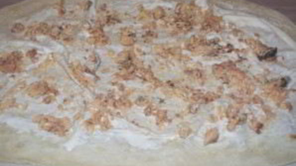 лаваш с рыбой и сыром