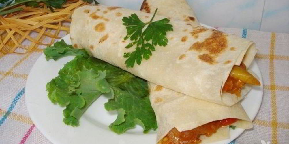 Рецепт лаваша с сюрпризома