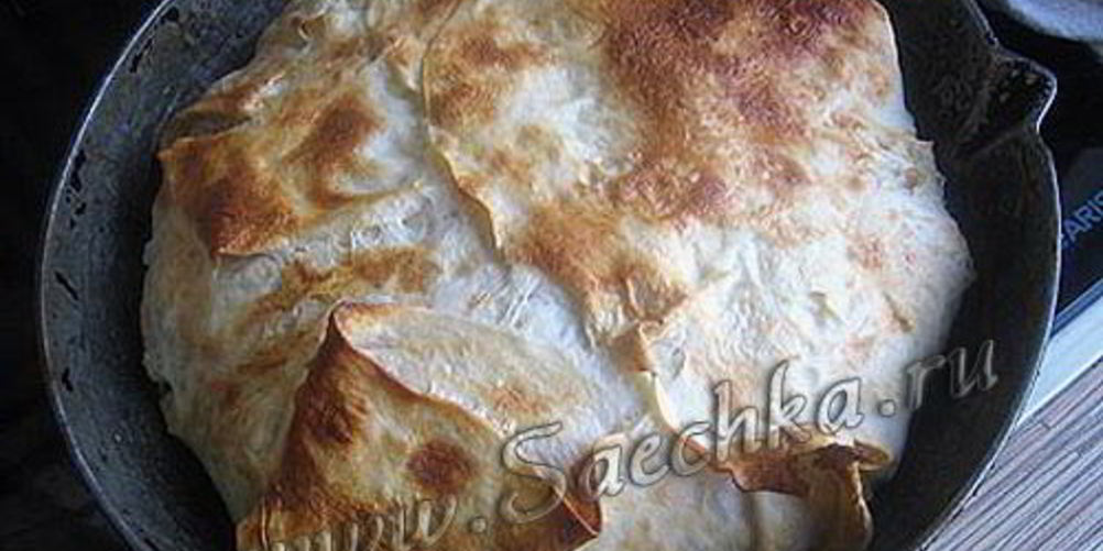 Рецепт лаваша с творогом и сыром