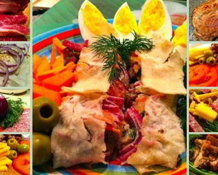 Мясной лаваш с дымком