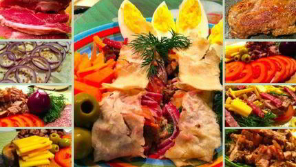 Мясной лаваш с дымком