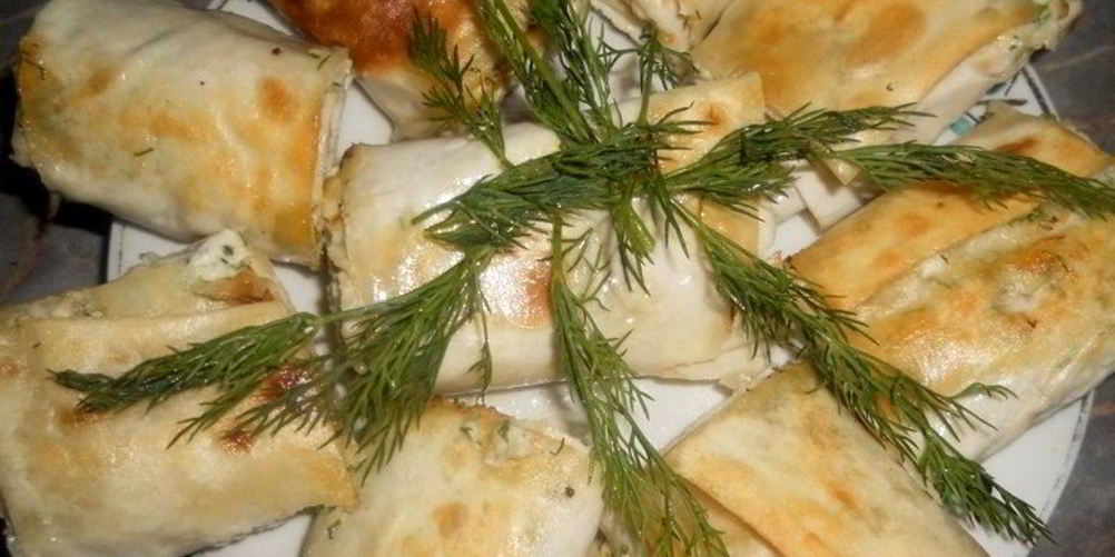 Рецепт рулета с творогом из лаваша